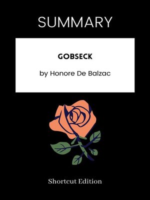 cover image of SUMMARY--Gobseck